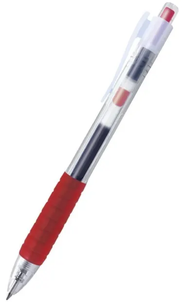 Stilou rolă automată Faber-Castell Fast Gel - 0.7 mm, roșu