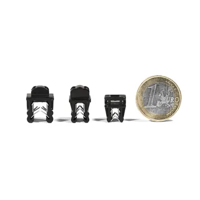 Clema de prindere 200x4,6 mm, 2 piese pentru prindere pe margine, 1,0-3,0 mm, montare în partea de sus, rezistentă la UV ( 100 buc)