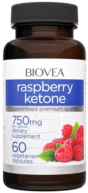 Raspberry Ketone, 750 mg, 60 capsule, Biovea