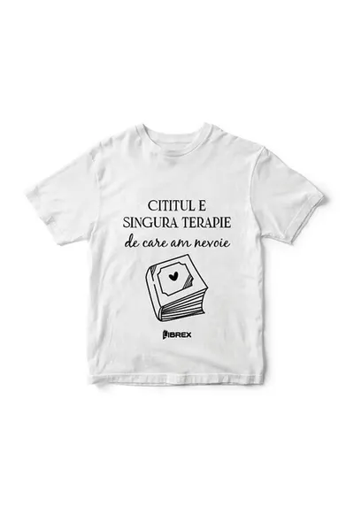 Tricou Cititul e singura terapie de care am nevoie