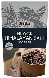 Sare neagră de Himalaya, grunjoasă, 250 g, Dragon Superfoods