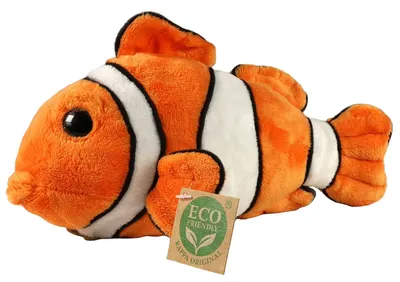 Jucărie de pluș Rappa Eco Friends - Peștele clovn, 25 cm