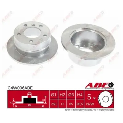 Disc frana ABE C4W006ABE