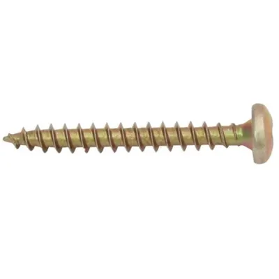 Surub Pal Cap Bombat Otel Zincat Galben-5 X 30pz2