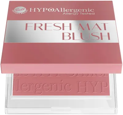 Bell HYPOAllergenic Fard de obraz Fresh Mat, 03 Hibiscus, 4.7 g
