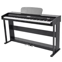 Gossi pian digital cu 88 de clape, cu pedale, placa melamina, negru