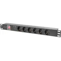 Unitate alimentare PDU 19", 6 prize ng LANBERG PDU-06F-0200-BK