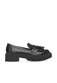 Mocasini dama - S670-21 - negri - material textil