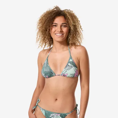 Bustieră de baie surf în formă de triunghi Mae Numea Kaki Damă