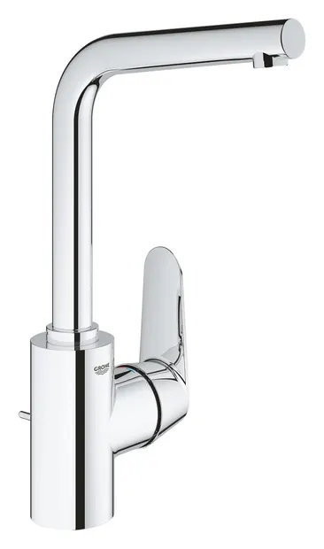Baterie lavoar Grohe Eurodisc Cosmopolitan 23054003, 3/8, marimea L, pivotanta, monocomanda, evacuare cu tija, Crom