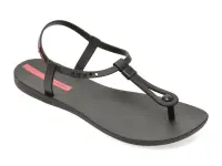 Sandale IPANEMA negre, CLASS SLIM FEM, din pvc