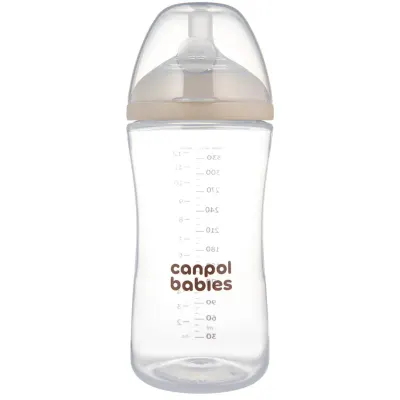 Canpol babies Natural Shape biberon anticolici 6m+ 1 buc