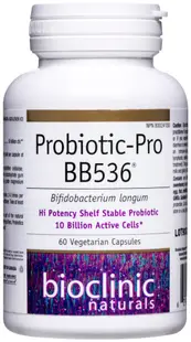 Bioclinic Naturals Probiotic-Pro BB536, 60 capsule vege, Natural Factors