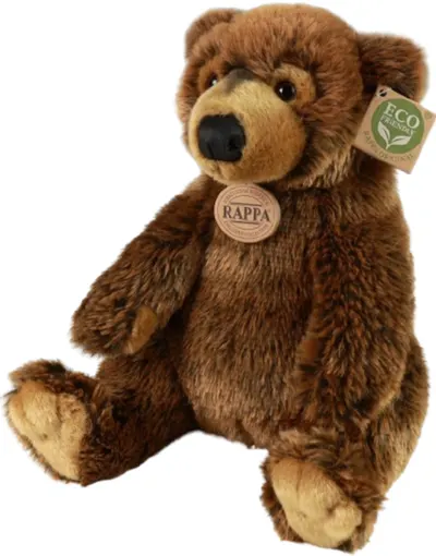 Jucărie de pluș Rappa Eco Friends - Ursul asezat, 24 cm