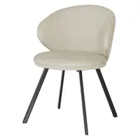 Scaune de dining bej 2 buc. Zoe – Tenzo