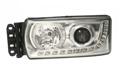 Far fata Stanga (12LED 1WATT H7, manual, fara motoras, fara controler LED) potrivit IVECO EUROCARGO IV, EUROCARGO V, STRALIS I, STRALIS II 02.02