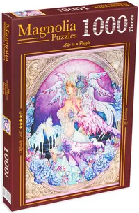 Puzzle Magnolia din 1000 de piese - Lumea unicornilor