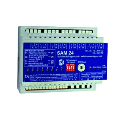 Modulul de monitorizare SAM08, 8 intrări, inclus monitor ret