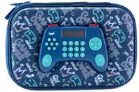 Penar școlar YOLO Gamers - 2 fermoar, cu calculator