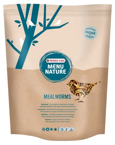 VERSELE-LAGA Menu Nature Mealworms viermi de faina pentru pasari salbatice 300g
