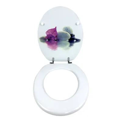 Capac vas toaleta Decor Spa 2 fete MDF (C07-WH)