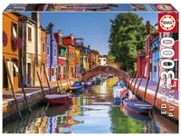 Puzzle Educa de 3000 piese - Burano, Italia
