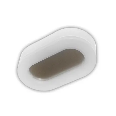 Plafoniere cu LED si oglinda din inox OVAL 11W lumina alba