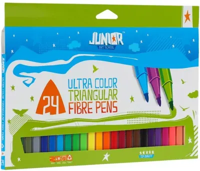 Set de carioci Junior - Ultra Color, 24 buc