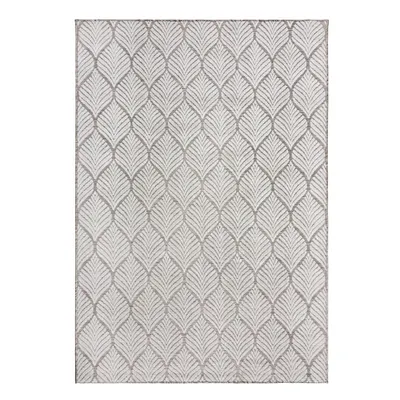 Covor pentru exterior și interior fildeș 120x170 cm Elm Leaf – Flair Rugs