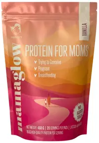 MamaGlow Protein pentru gravide, vanilie, 460 g