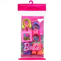 Set accesorii cu pantofi si gentuta, Barbie, HWV74