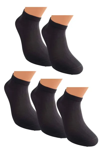 Sosete barbati negre tricot fin – set 5 perechi (Marime sosete: 43/46)