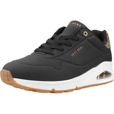 Baskets Femme Baskets Skechers UNO-JUNGLE NITE Noir Skechers