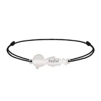 Child - Bratara personalizata snur baietel din argint 925