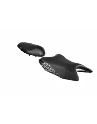 Scaun confort SHAD SHK0Z8300CH incalzita negru, cusaturi gri inchis