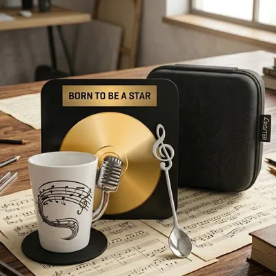 Set Cadou Born to be a Star , pentru Muzicieni E i Pasionati de Muzica