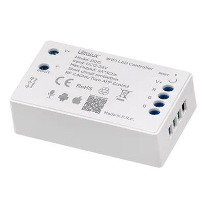 Controller Smart Rf 2.4g Rf Wifi Rgb 16a 180w 12-24v