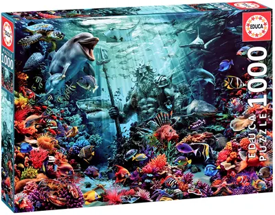 Puzzle Educa din 1000 piese - Recif de corali al lui Poseidon