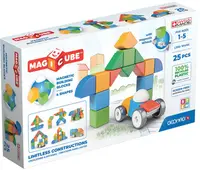 Cuburi magnetice Geomag - Magicube Small World, 25 de piese