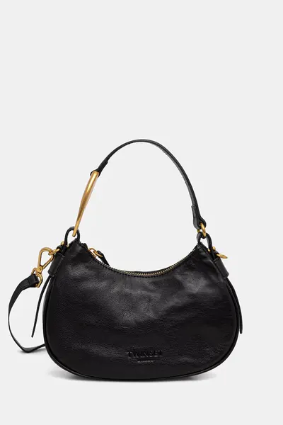 Twinset hobo bag pentru femei din piele
