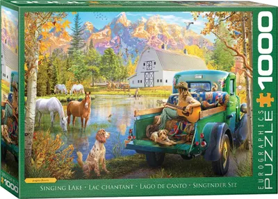 Puzzle Eurographics din 1000 piese - Lacul Cântător