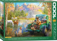 Puzzle Eurographics din 1000 piese - Lacul Cântător