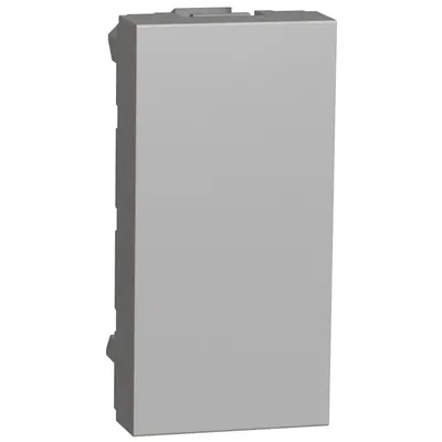 Tasta falsa 1 modul Schneider Noua Unica NU986530, aluminiu