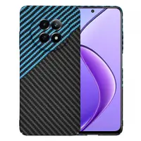 Husa pentru Realme 12x / 12, Techsuit, Carbonite FiberShell, Neagra Bleu