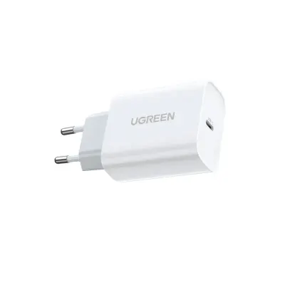 Incarcator rapid retea UGREEN Nexode 30W USB-C PD GaN Fast Charger, USB-C, Alb