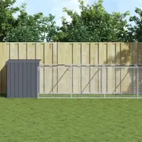 Gossi cusca caine cu tarc antracit 110x1017x110 cm otel galvanizat