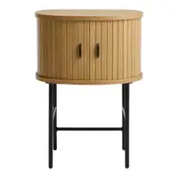 Noptieră în culoare naturală Nola – Unique Furniture