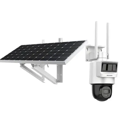 Camera PT IP 4G Hikvision DS-2DE2C400IWG-K/4G/C09S20, 4MP, lentila 2.8mm, IR 30m, audio, PIR+Radar, panou solar, acumulator , IP66