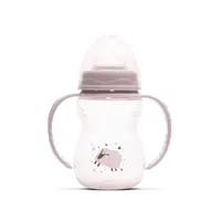 Biberon cu manere My Friend tetina moale din silicon 0 luni+ 250 ml Mellow Rose