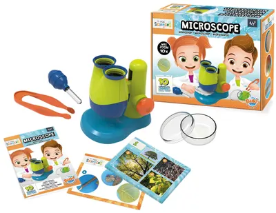 Set Mini stiinta Buki Sciences - Microscop cu accesorii